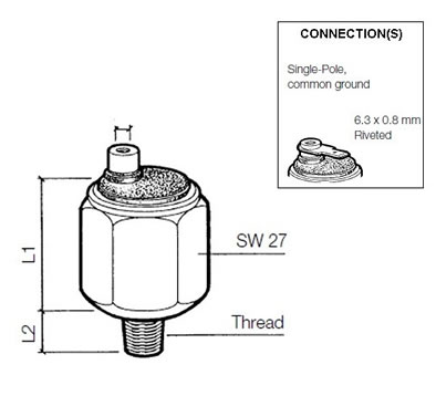 VDO Pressure switch 2.00 Bar